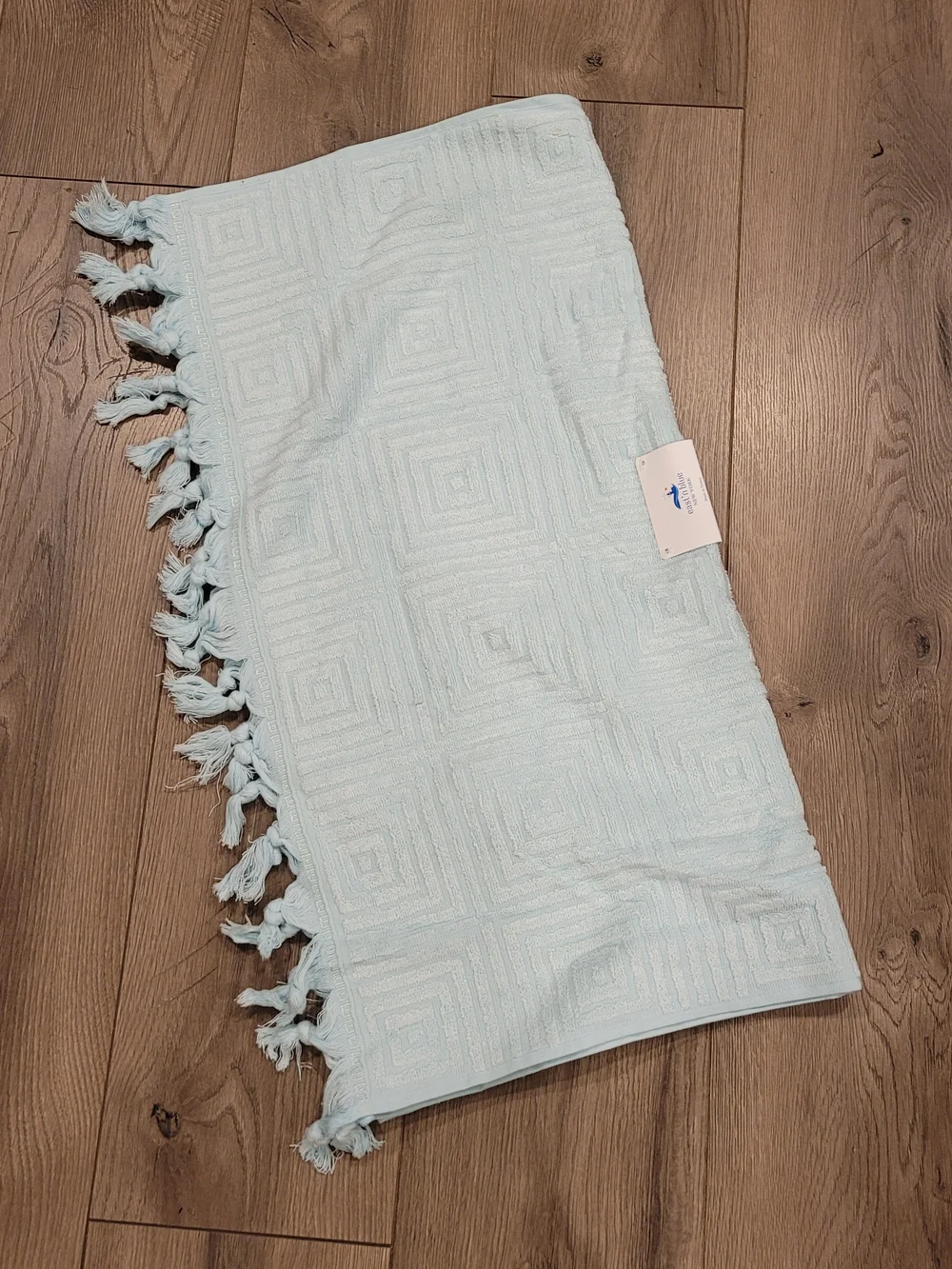 New East 'n Blue Light Blue Turkish Bath Towel